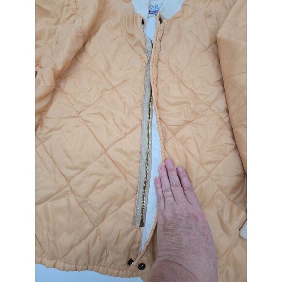 Vintage Duxbak Aircel Cold Weather Quilted Jacket and pants 2 piece set Beige - Picture 5 of 13